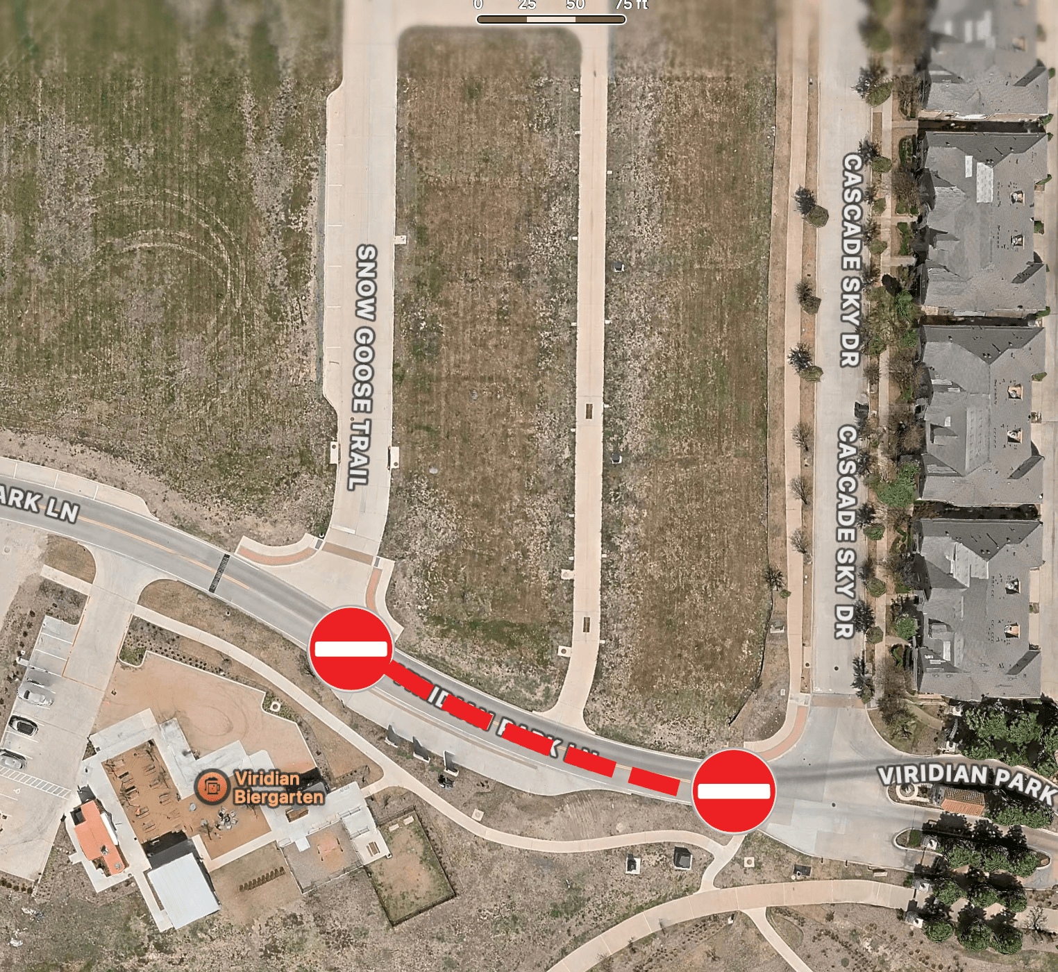 Viridian Road Closure